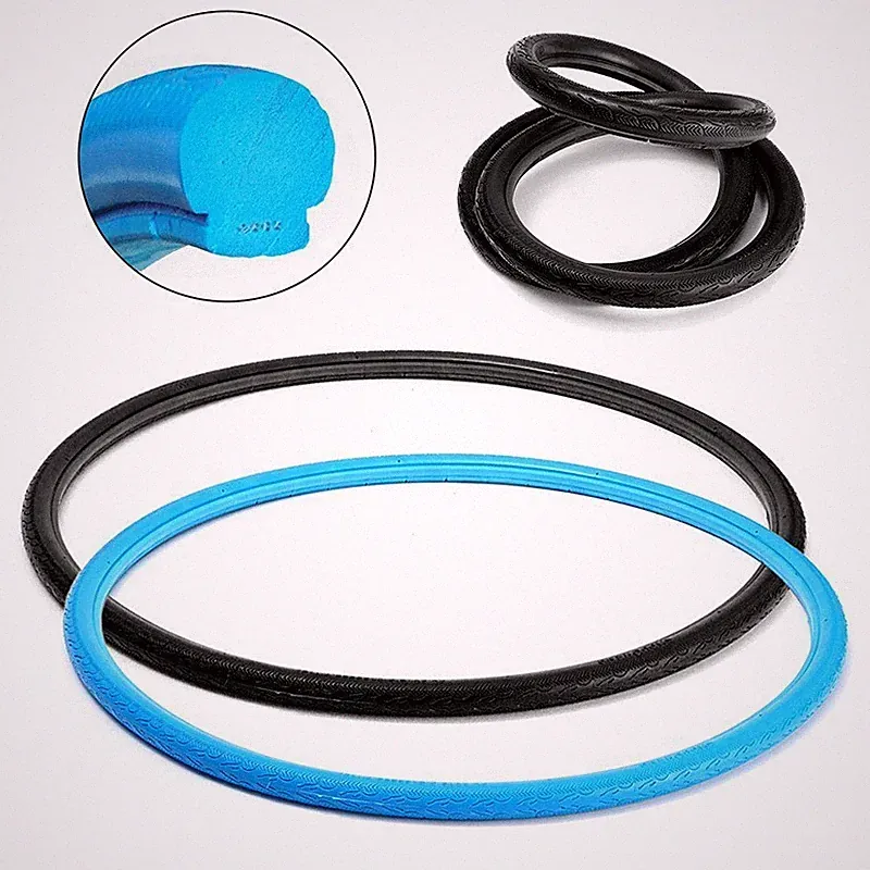 1*Bicycle Solid Rubber Tire Fixed Gear Tubeless Inner Tube,26inch 700*23C