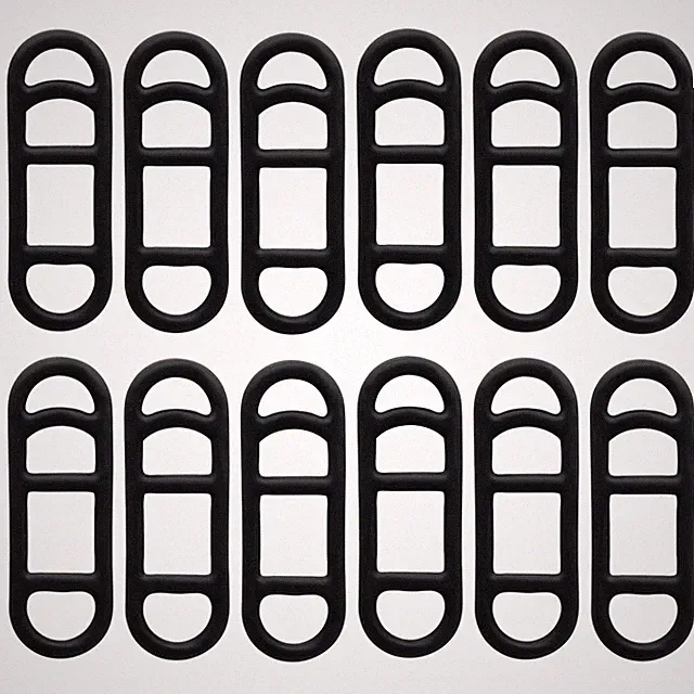 12 Pcs Universal Bicycle Silicone Light Straps Bike Rubber Straps, Adjustable