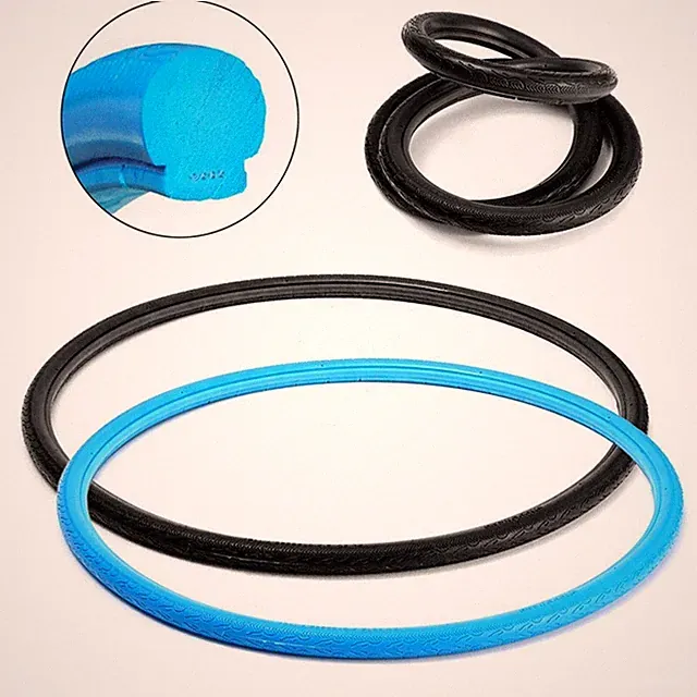 1pcs Bicycle Solid Rubber Tire Fixed Gear Tubeless Inner Tube 26inch??700*23C