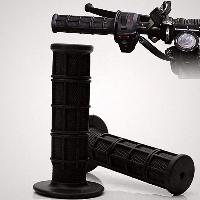 2PCS Universal Motorcycle Dirt Bike Pit Grips 7/8" 22mm Handlebar Hand Pro Grips
