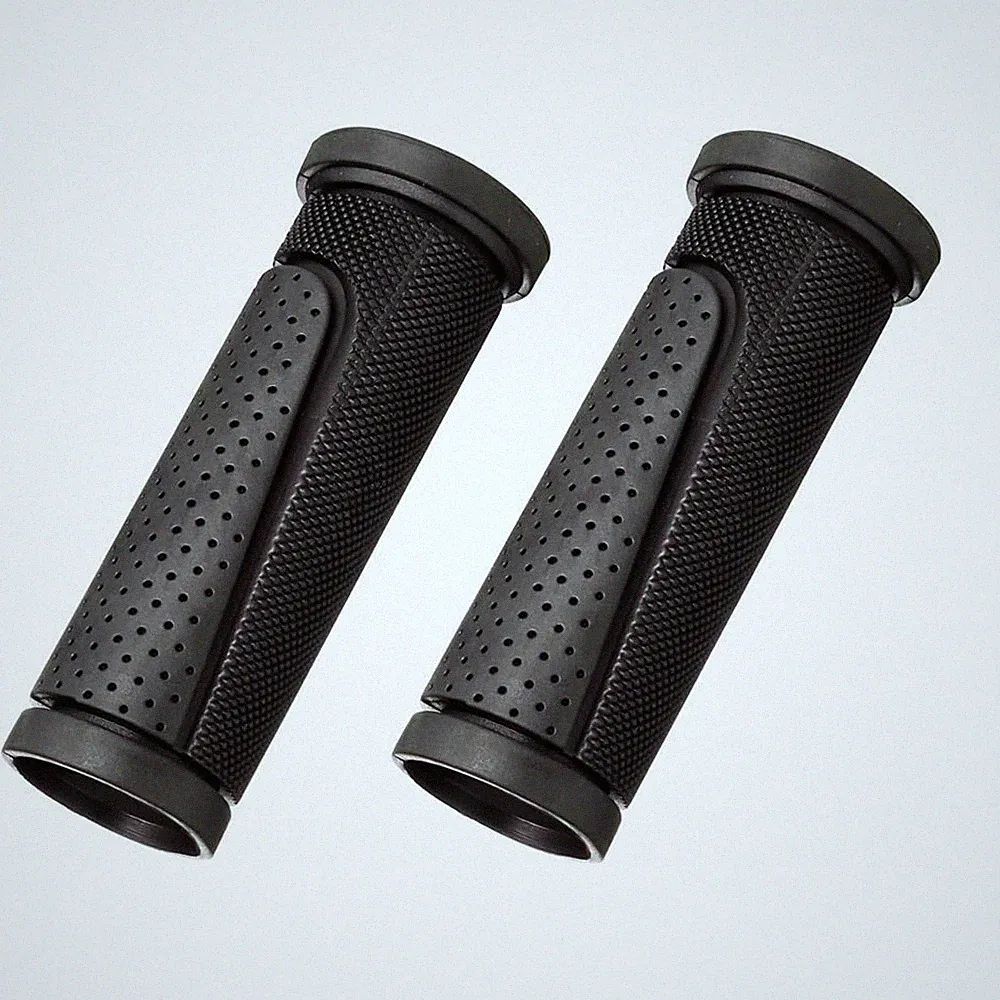2x Bike Handlebar Grips Short Mini Bicycle 90mm Rubber Handle Grips Black C515