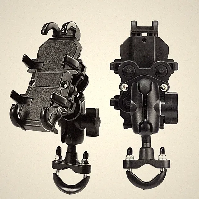 360° Motorcycle Phone Holder Mount Holder Adjustable Phone Stand Shockproof