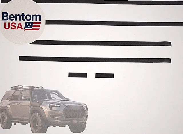 6PCS Roof Drip Molding Weatherstrip Fit for Toyota 4Runner 2010-2024, Left & Rig