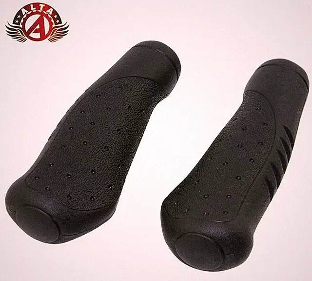 ALTA Grips 7/8" 135mm Black– Ergonomic Flangeless Comfort Rubber Handlebar Grips