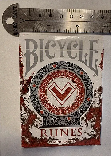 Bicycle Brand Runes Themed Playing Cards Limited Edition Release With Case