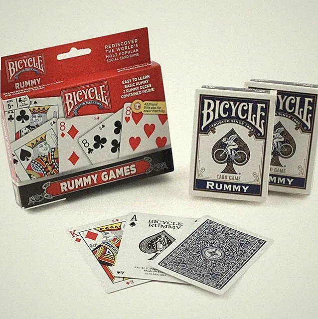 Bicycle Playing Cards Rummy Games 2 Decks Pips For Easy Matching New In Box
