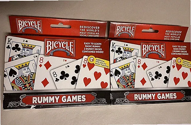 Bicycle Rummy Playing Cards, 4 Decks Total New/Sealed, Made in the USA, 2011