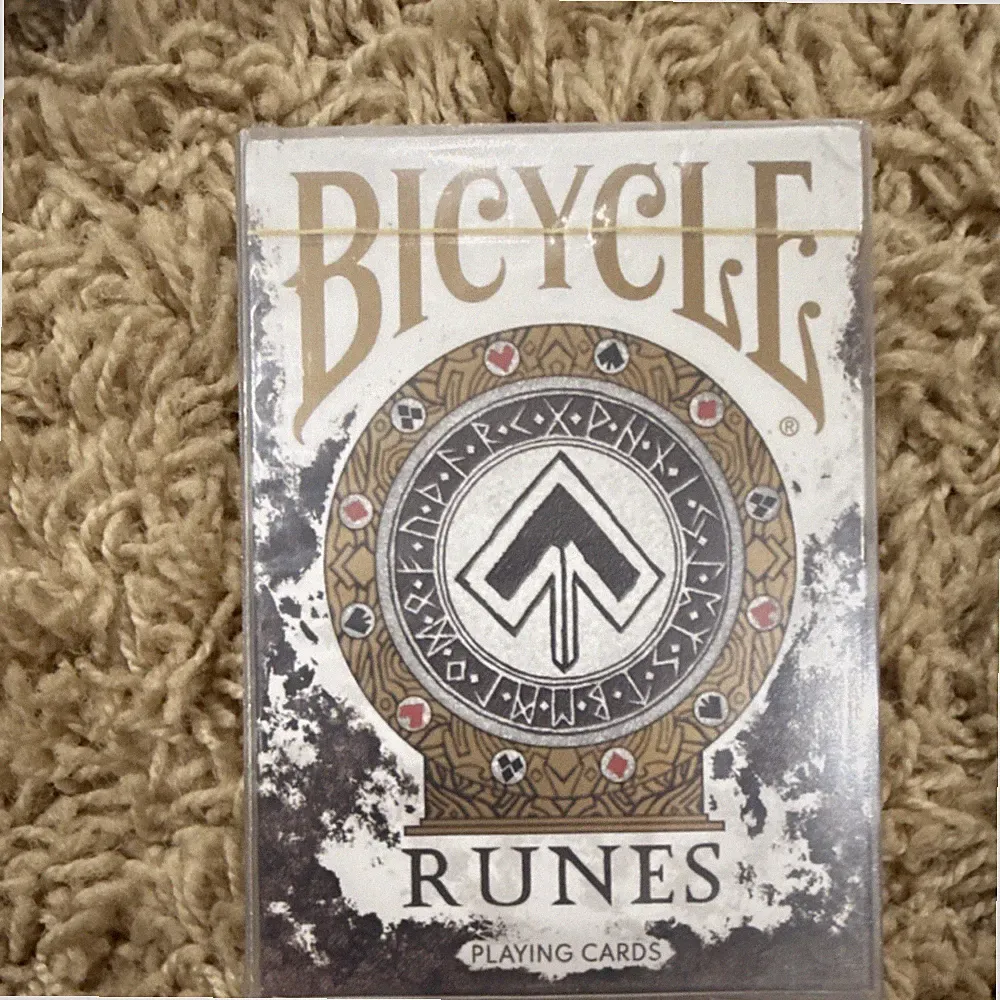 Bicycle Runes Theme Playing Cards Card Deck Air Cushion Finish Collectible
