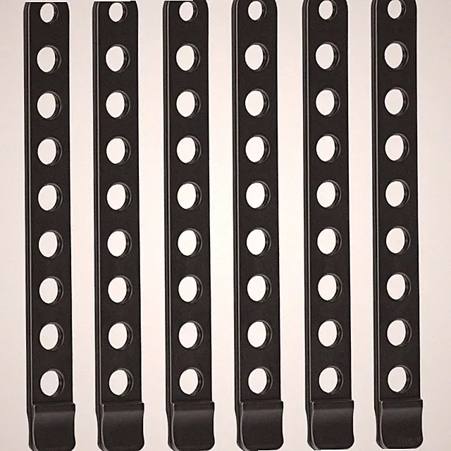 Boao 6 Pieces Bike Rack Rubber Strap Cradle Replacement Black