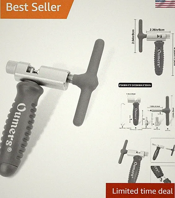 Compact Bike Chain Splitter Tool for Effortless Rust Removal - For all Cyclists