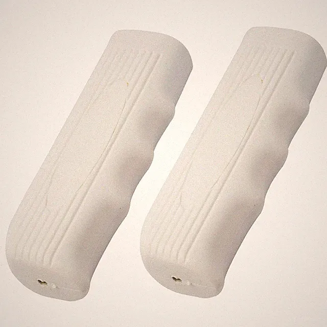 CRUISER CUSHION VINTAGE OG SCHWINN STINGRAY BICYCLE HADLEBAR WHITE GRIPS