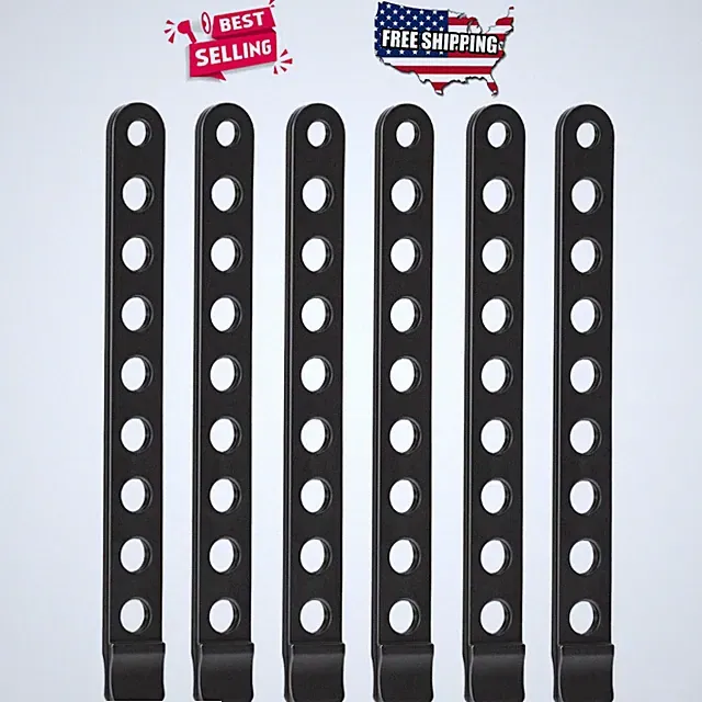 Cycling Bike Rack Rubber Straps 6pcs 9in Cradle Replacement Universal Fit Black