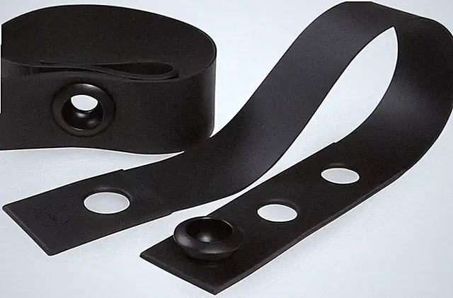 Cycloc Wrap Stylish Versatile Rubber Ankle / Bike Strap Multiple Colors 2-PK