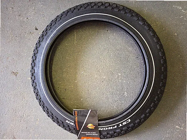 E-bike Tire Cst Premium Front Runner 20x3.3 Wire TPI Bk/Blk