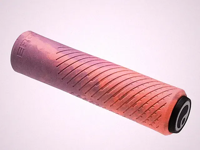 Ergon GXR MTB Bike Handlebar Grips Large Rubber Pink 105g 130mm Cafe Commuter :)