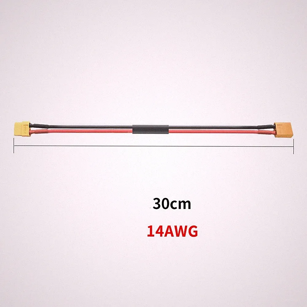 Extend Cable Ebike 14AWG+Rubber Connector Electric Bicycle