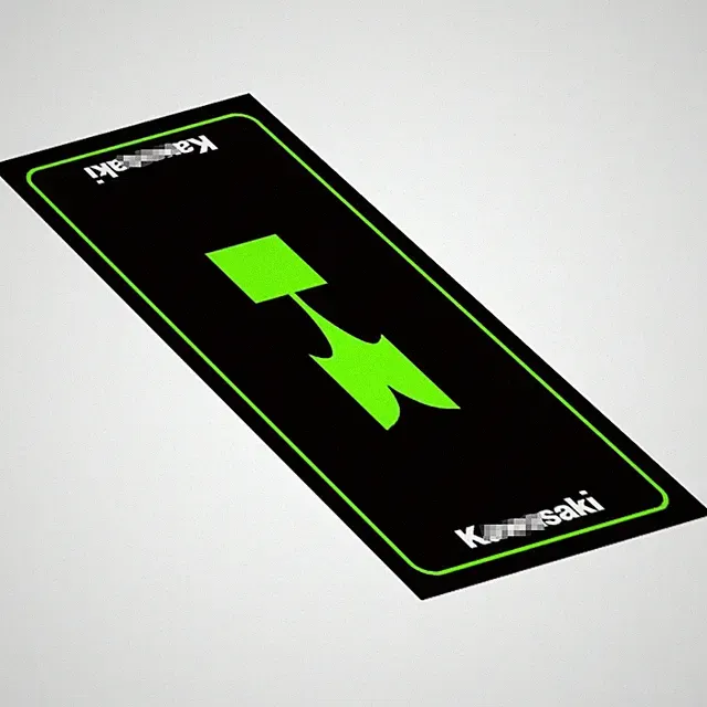 For Kawasaki Motorcycle Bike Garage Floor Carpet Pit Mat Workshop 220 * 80 cm