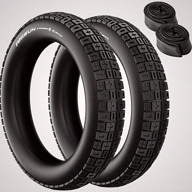 Heavy Duty Fat E-bike Tires 20x4.0 With Tubes Puncture Resistant All-terrain Set