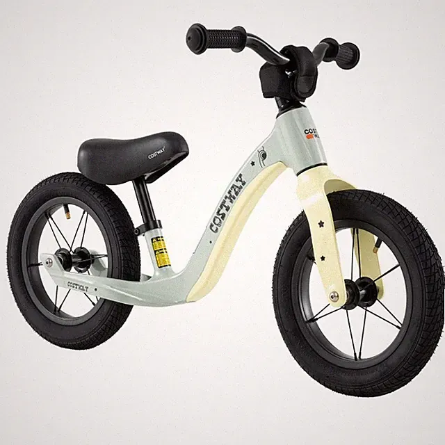 Kids Balance Bike Toddler Training Bicycle w/Adjustable Seat Rotatable Handlebar