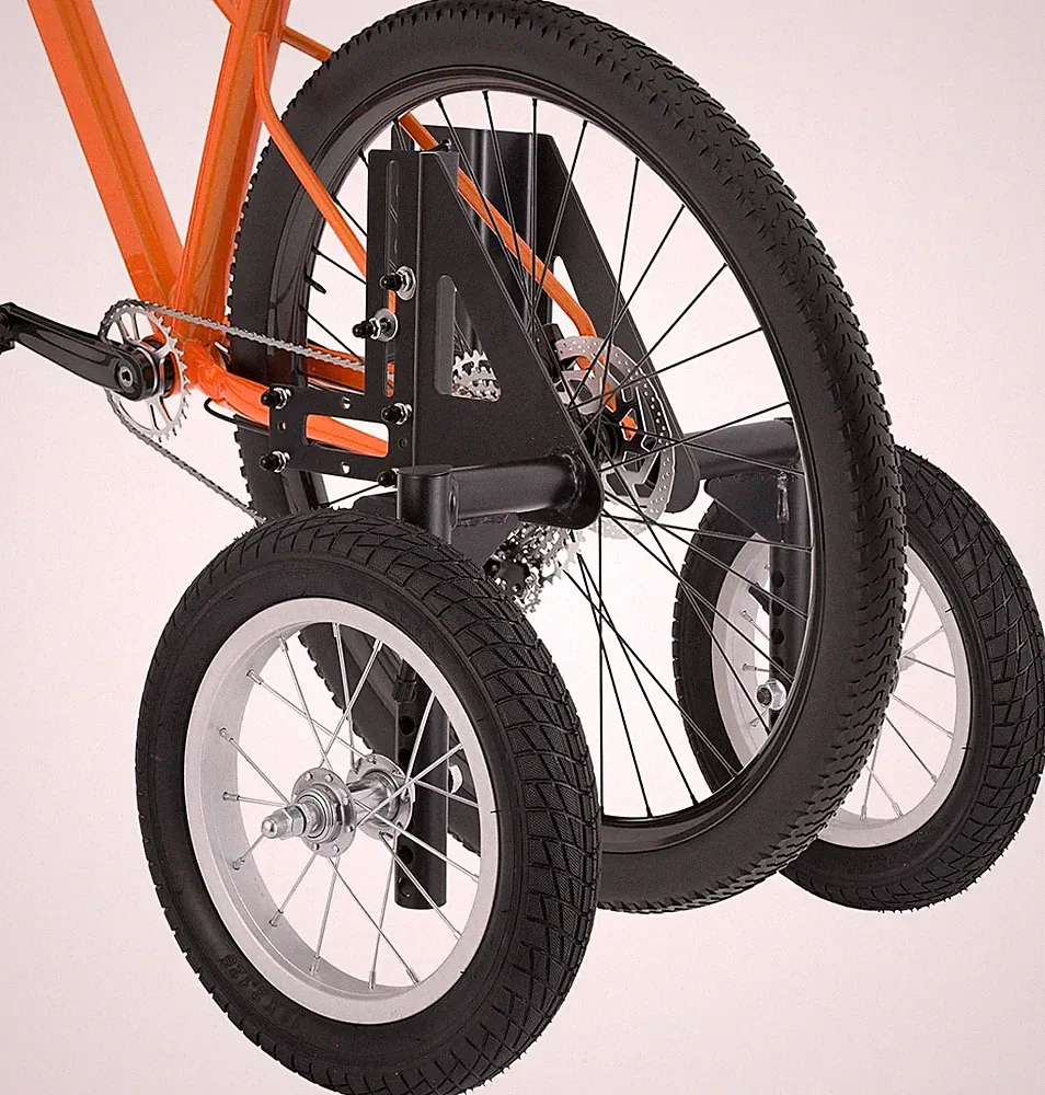 Moshay Adjustable Adult Bicycle Bike Stabilizers Training Wheels Fits 24" to...