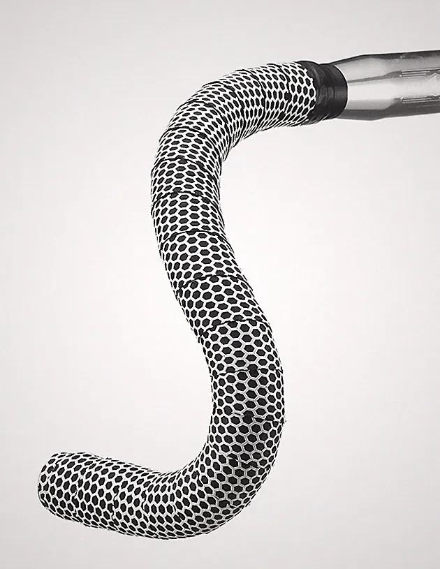 NEW! Silicone Wrap-Hexon Road Touring Bicycle Bike Handlebar Tape White/Black