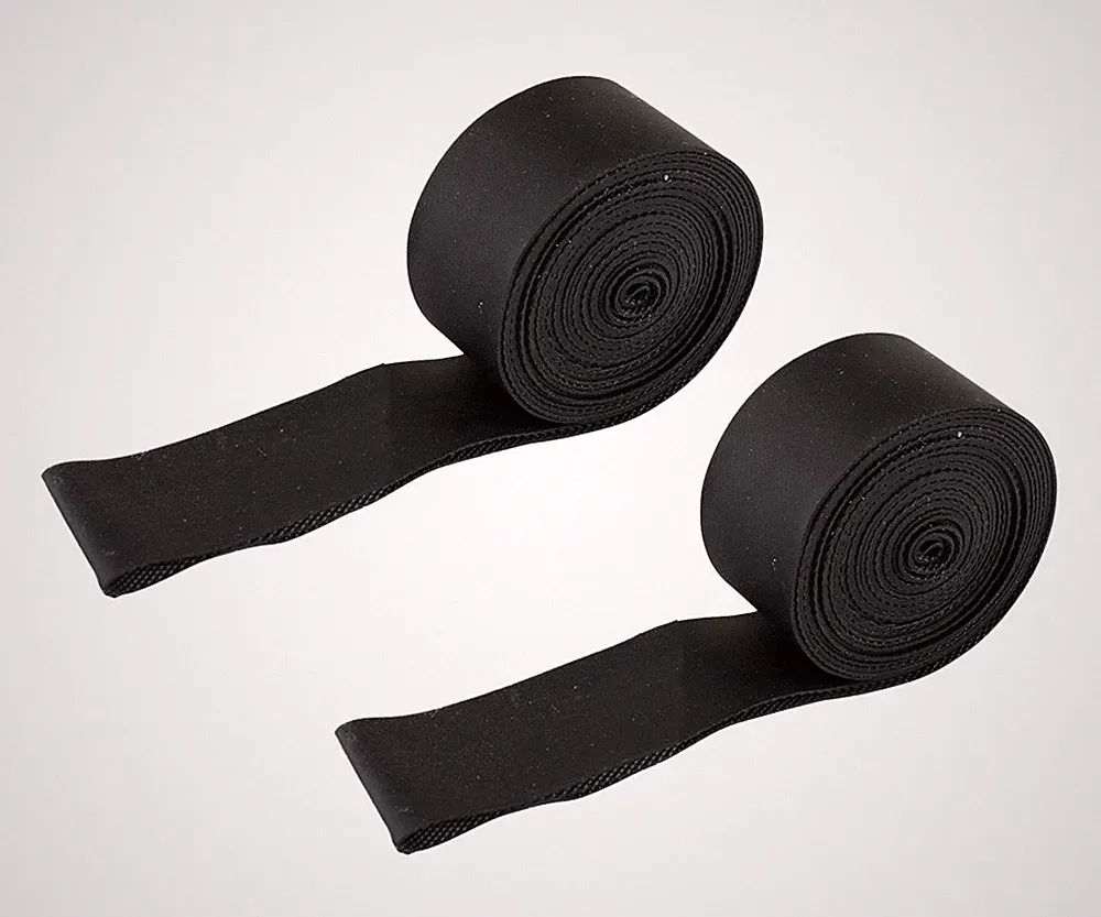 PAIR (TWO) 27" INCH BICYCLE RUBBER RIM STRIPS FOR 27 X 1 1/4" WHEEL 16MM WIDE.