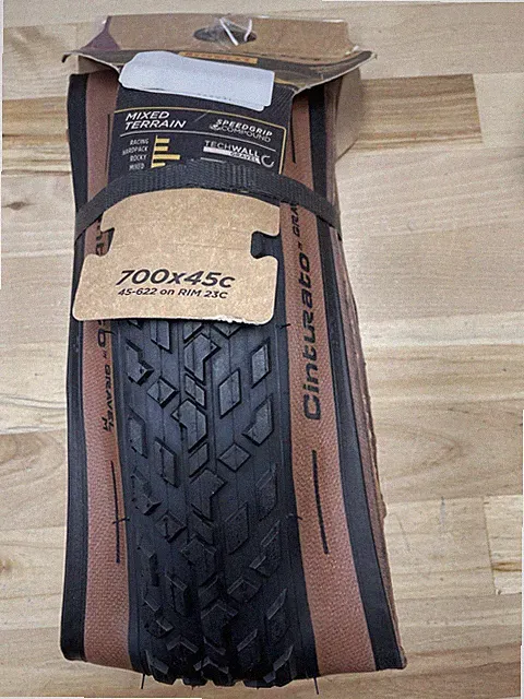 Pirelli Cinturato Gravel M Tubeless Ready Bicycle Bike Tire Tanwall 700 x 45