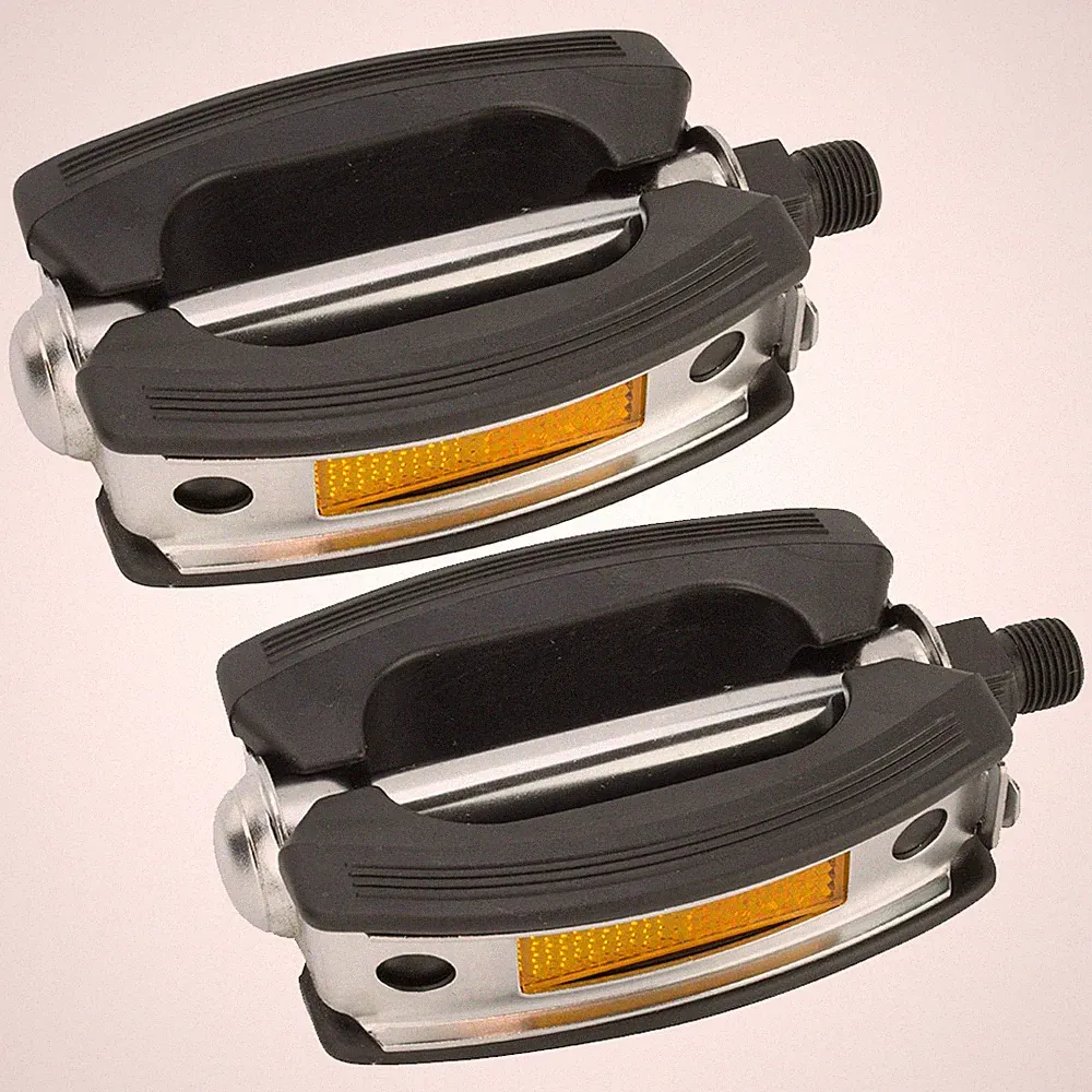 PRO+ BICYCLE PEDALS CLASSIC RUBBER VP-813 COMPATIBLE WITH 9/16 CRANK