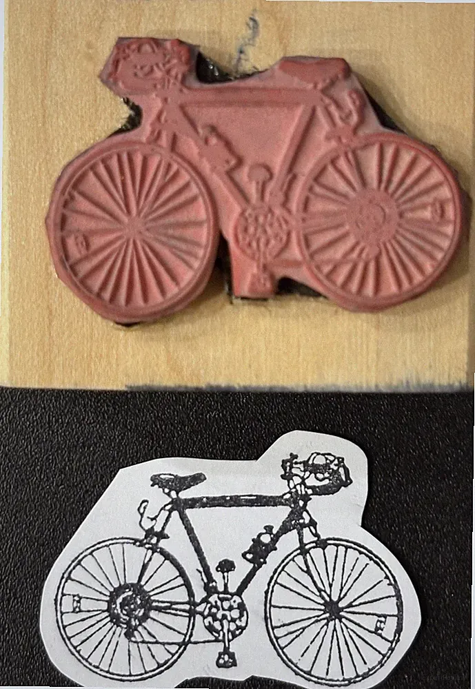 Rubber Stamp Vintage Single-Speed Touring Bicycle