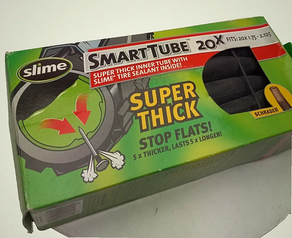 Smart Rubber Bike Bicycle Inner Tube 20 x 1.75 - 2.125 Super Thick Slime Seal