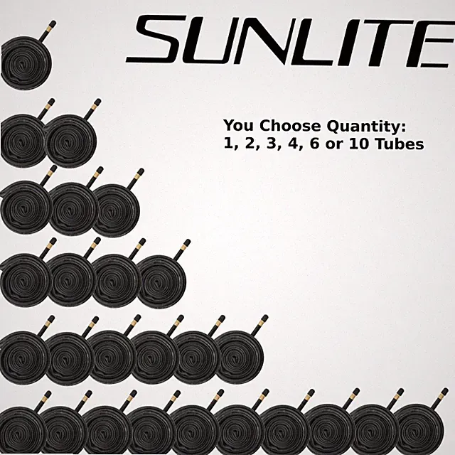 Sunlite 20" x2.0 - 2.40 48mm Schrader Valve BMX Bike Inner Tube Recumbent