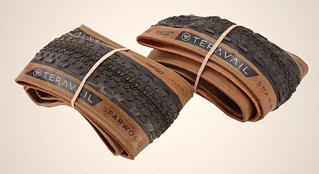 Teravail Sparwood TL Gravel Bike Tires 27.5x 2.1" 1 PAIR TAN WALL Light & Supple