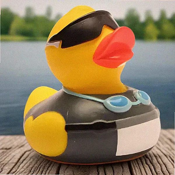 Triathlon Rubber Duck Ducking Jeep Triathlete Gift Swim Bike Run US Shipping
