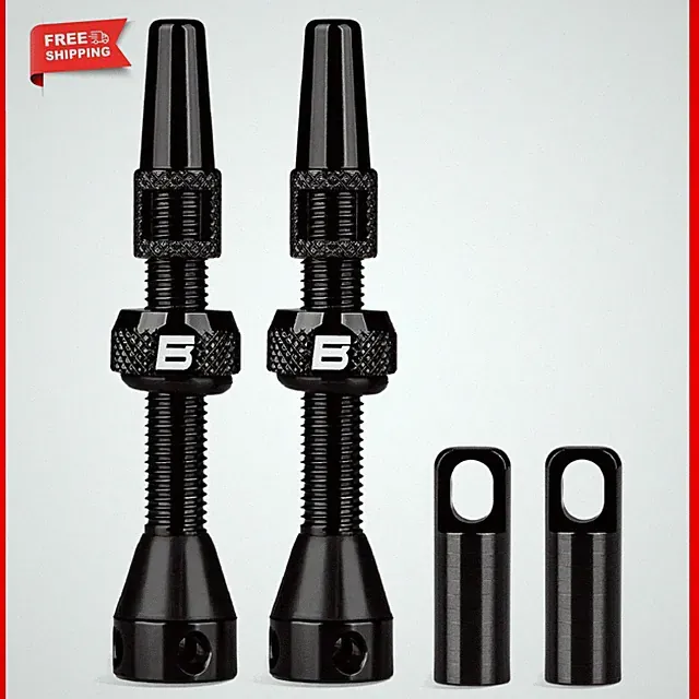 Tubeless Presta Valve Stems – Lightweight, Anti-Rust Alloy Kit with Remover &...