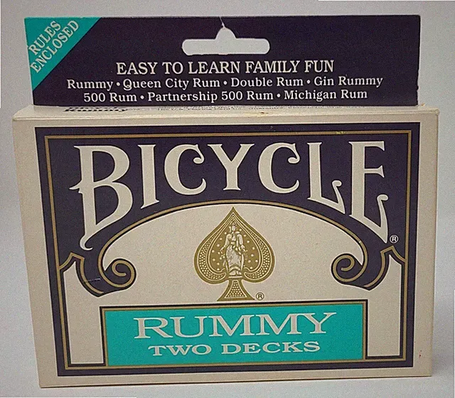 Vintage 1995 Bicycle Rummy Two Decks Playing Cards Plastic Coated + Instructions