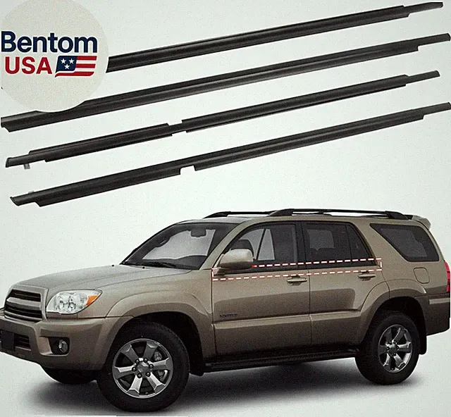 Window Molding Trim Seal for 2003-2009 Toyota 4Runner,Black Outer Door Weather S