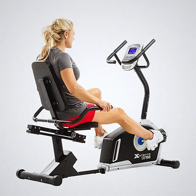 XTERRA Fitness SB150 Recumbent Exercise Bike, Black